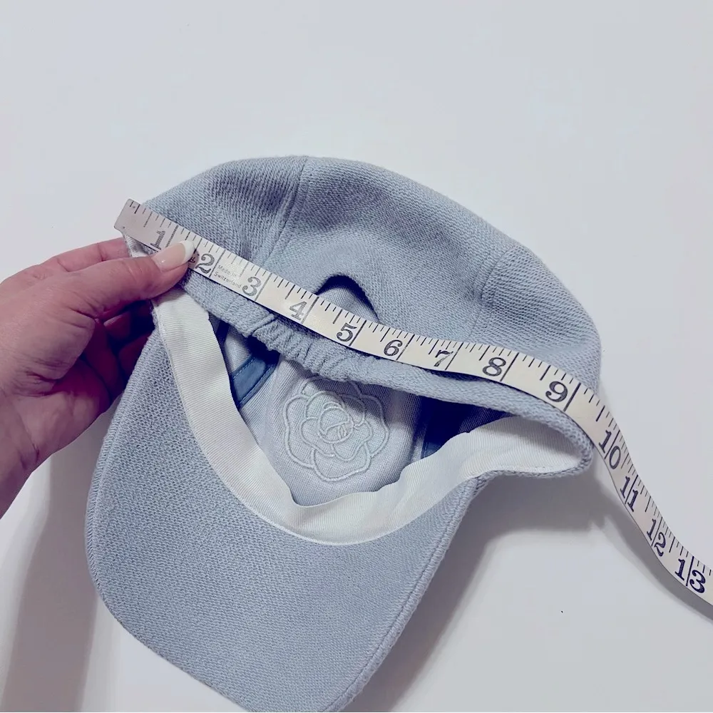 Karl Lagerfeld embroidered terry baseball cap, blue, one size adult - Image 14