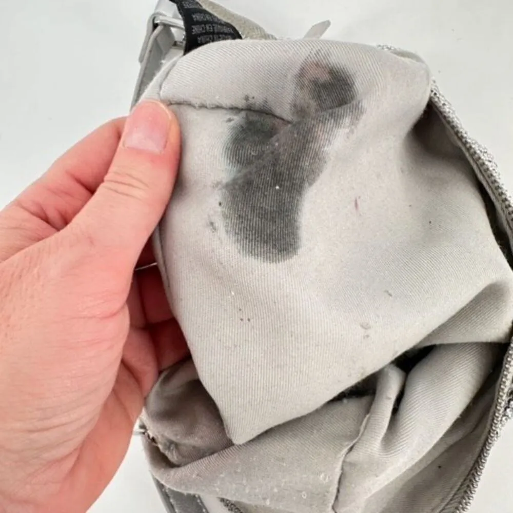 Urban Outfitters Womens Metallic Luna‎ Rhinestone Baguette Bag Small Glam Silver - Image 6