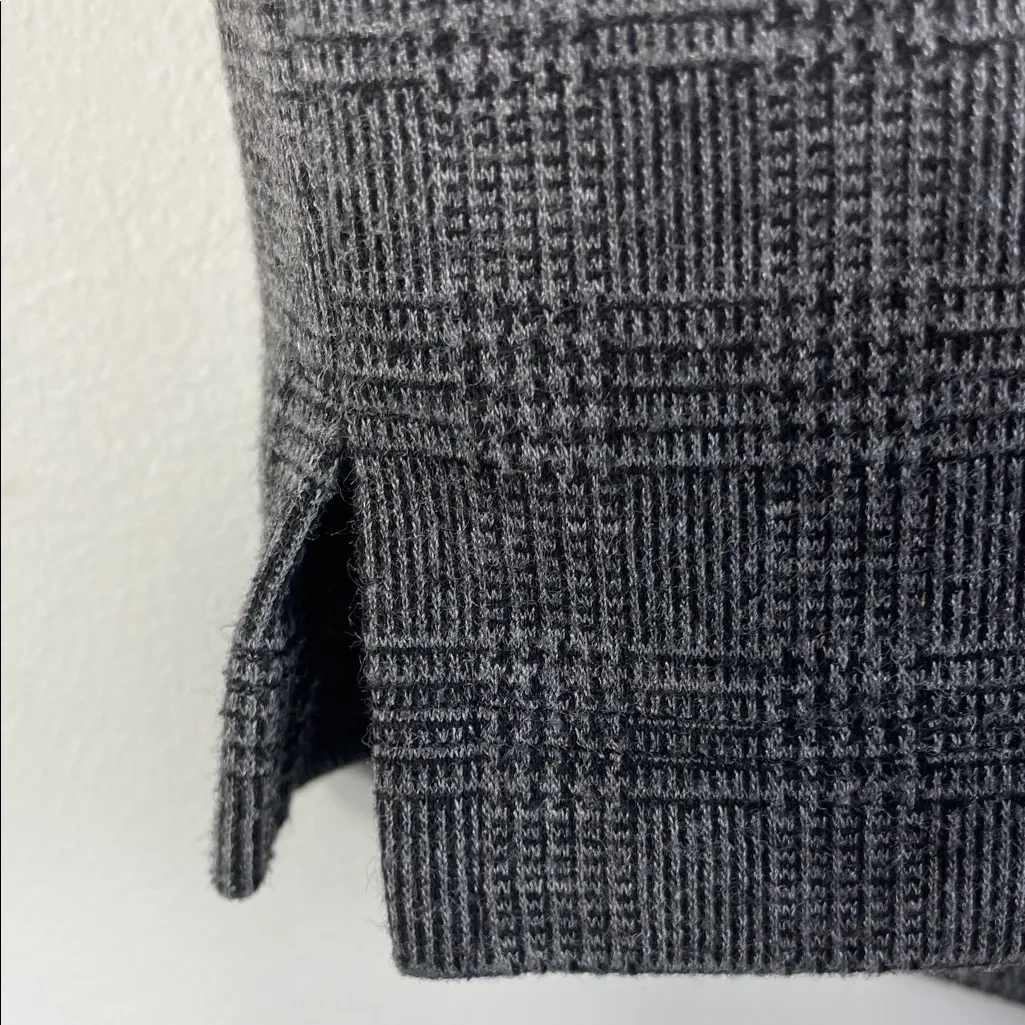 Madewell Charcoal Gray Bell Sleeve Sweatshirt - Image 6