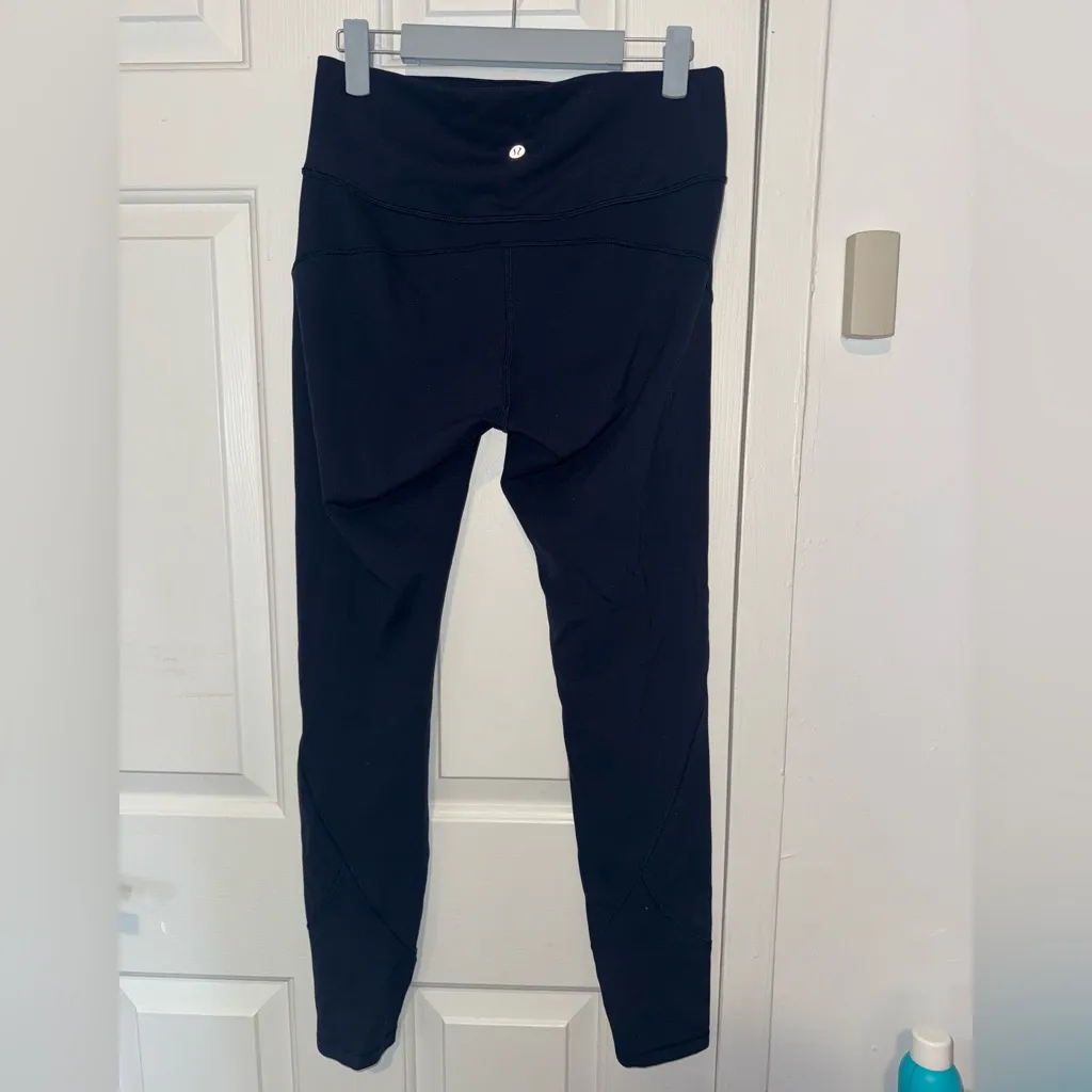 Lululemon Athletica Navy Blue Leggings - Image 2