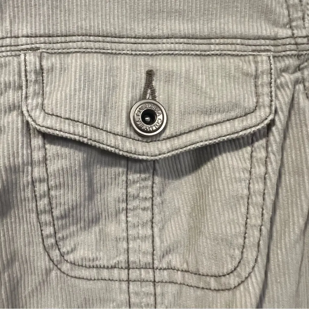 Columbia Tan Corduroy Jacket size small - Image 5