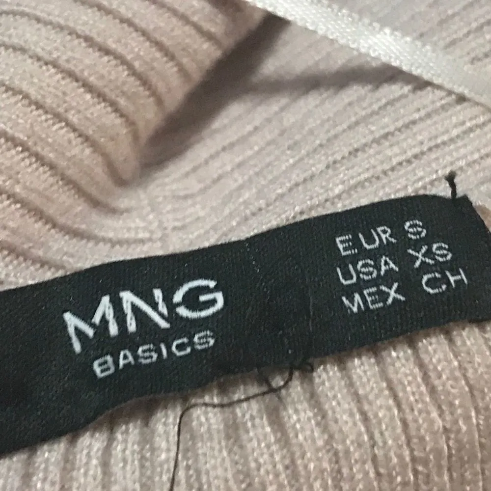 Mango  basics size XS pink ties in front cardigan - Image 7