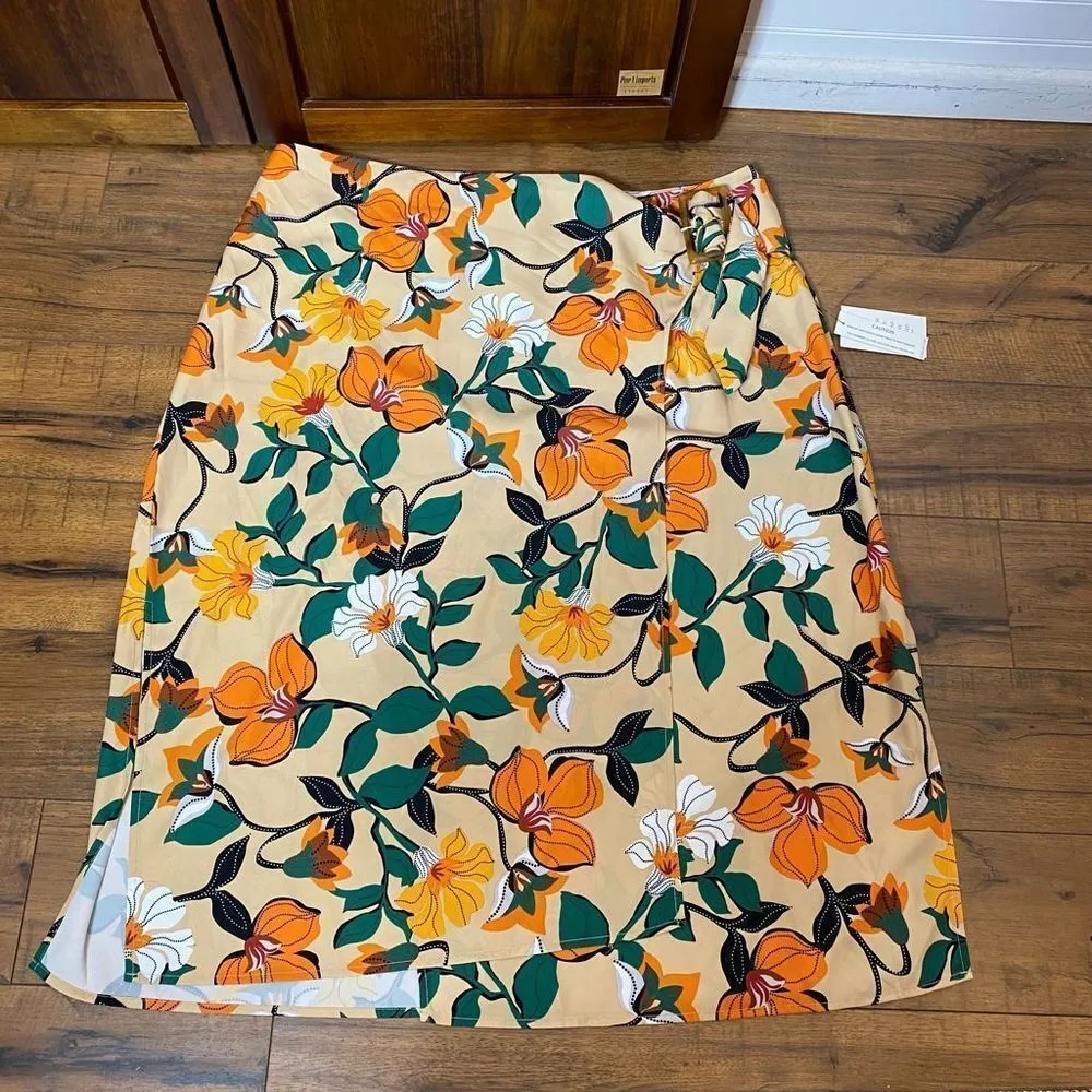 Eloquii Tropical Floral Skirt - Image 4