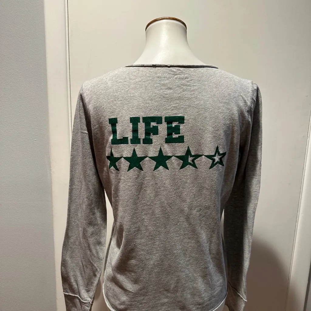 Zadig & Voltaire Grey T-Shirt -‎  One Size - Image 5