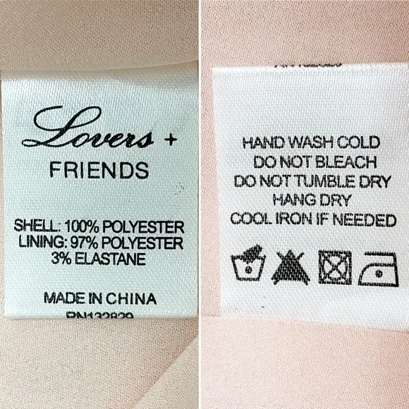 NWT Lovers and Friends x REVOLVE Gigi Wrap Dress in Blush Women’s Size Medium - Image 14