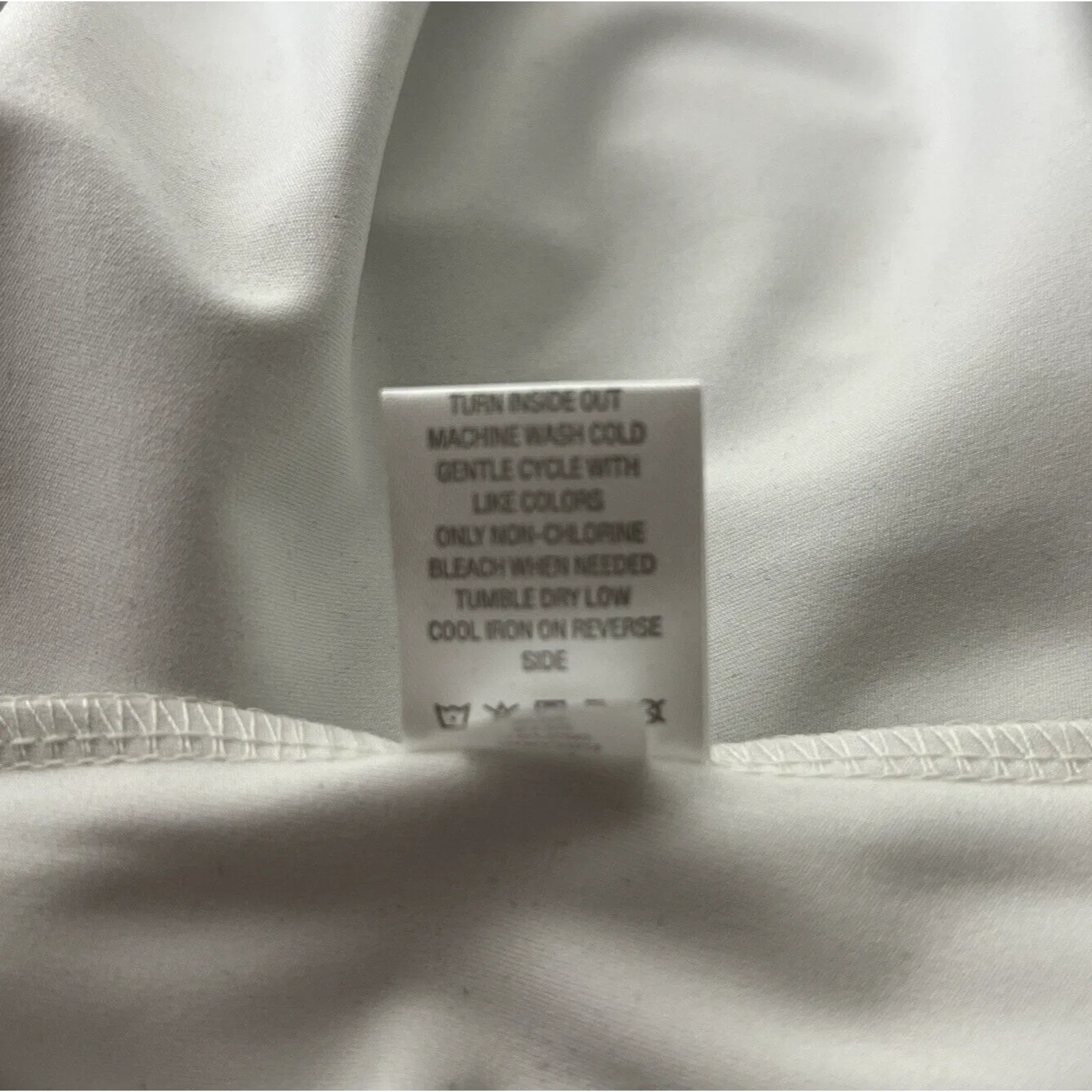 Garnet Hill  Dress Womens Medium Gray Cream Fit & Flare Office Neutral Minimalist - Image 9