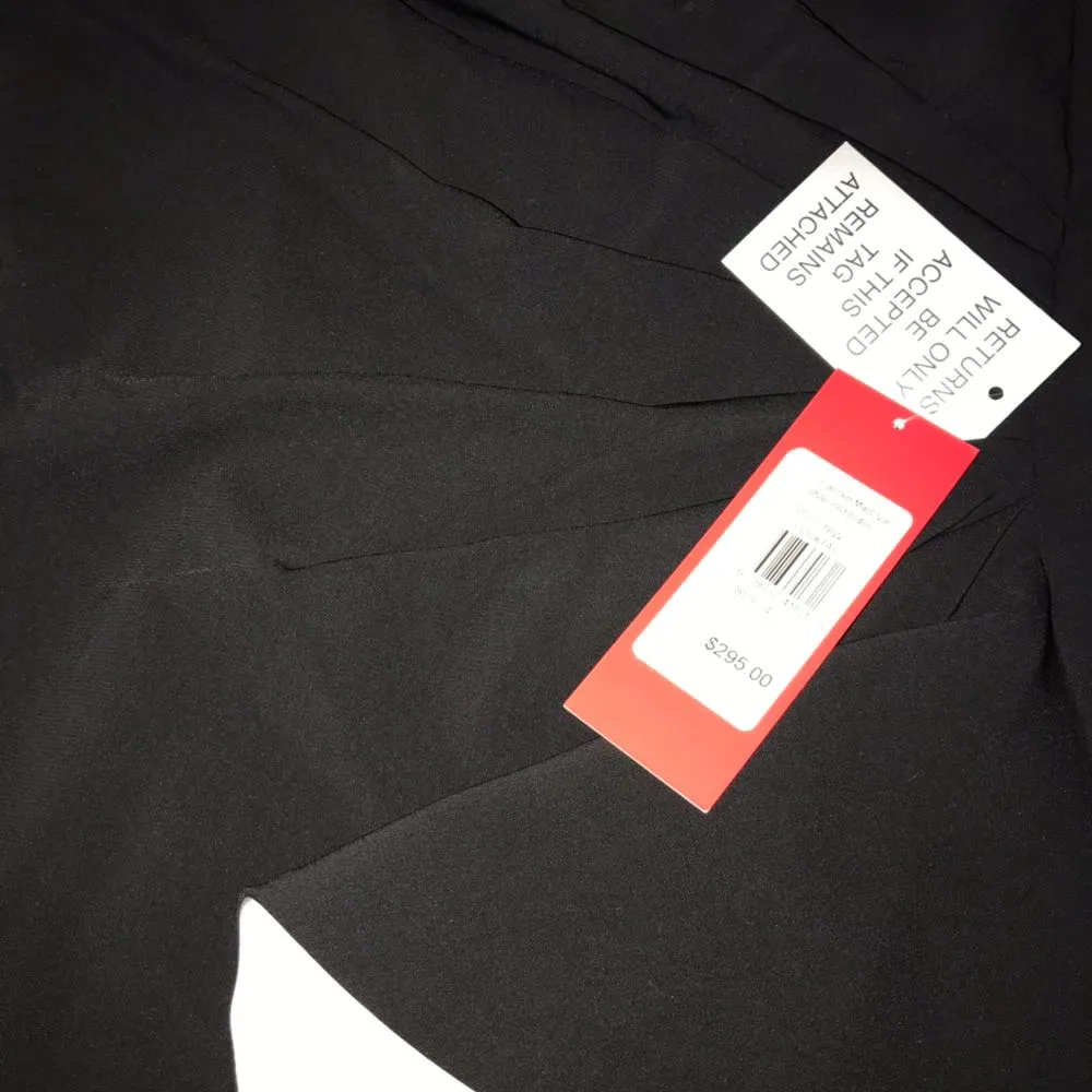 NWT $295  Crepe Ruffle Front Sheath Dress - Image 6