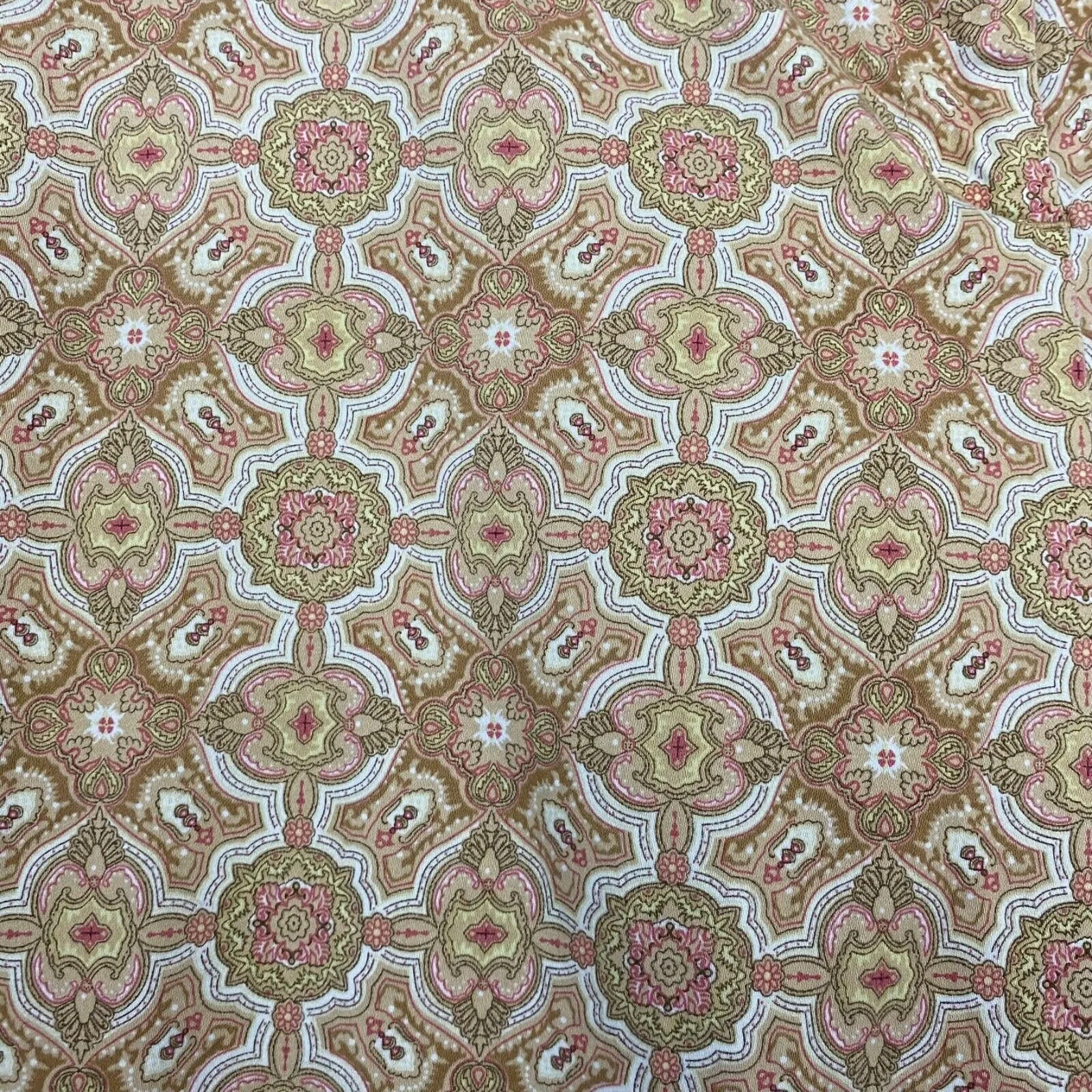 Talbots Womens Pants 10P Beige Floral Signature Pockets Straight Leg Cotton - Image 5