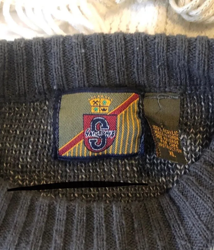 Vintage Saturdays Sweater Gray Size XL - Image 3