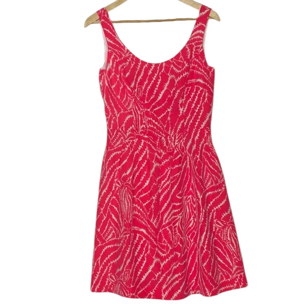 Lilly Pulitzer Show Your Stripes Splash Pink White Posey Sleeveless Silk Dress - Image 6