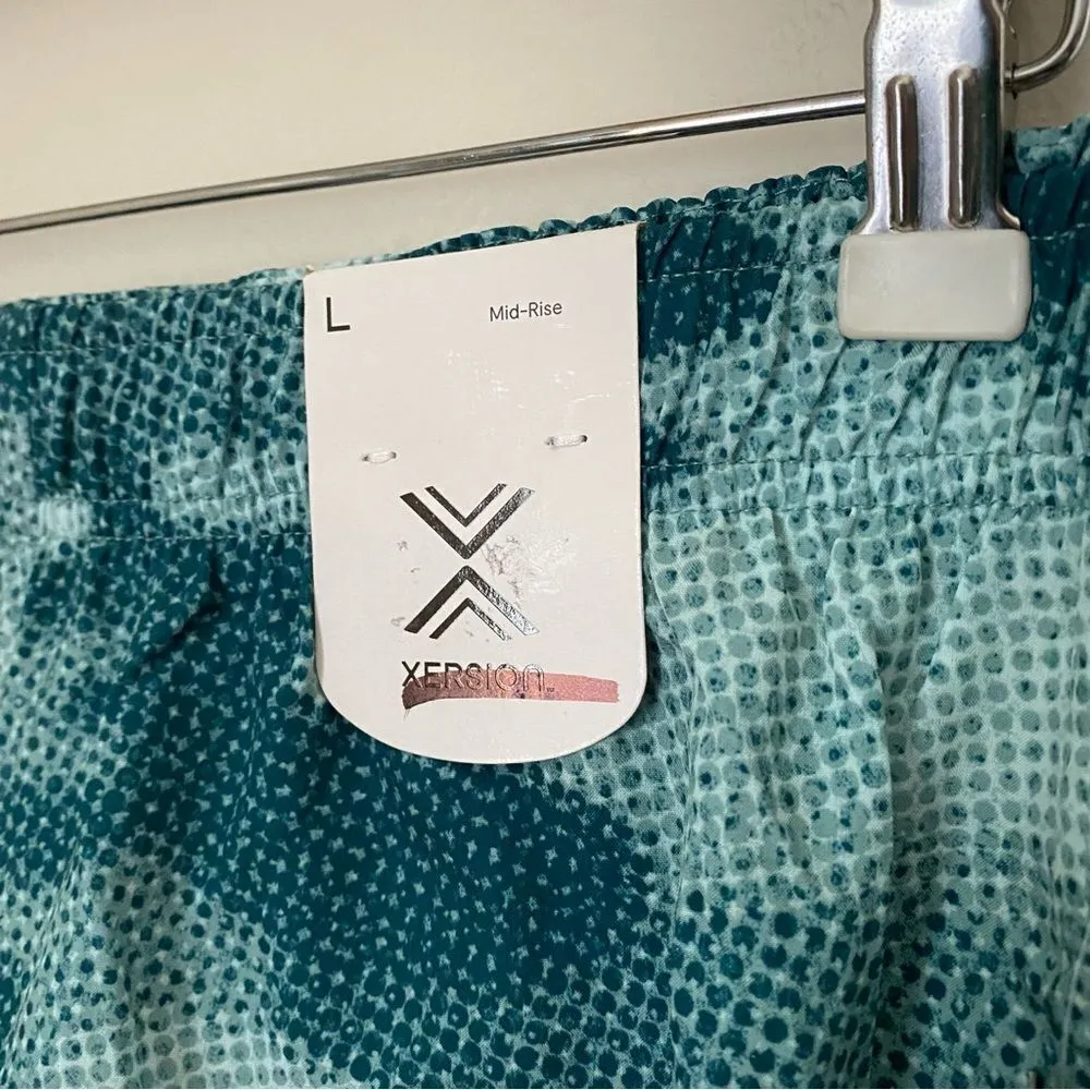 Xersion Running Shorts Train Lined Quick Dry Everair Green Camo Casual Athletic - Image 8