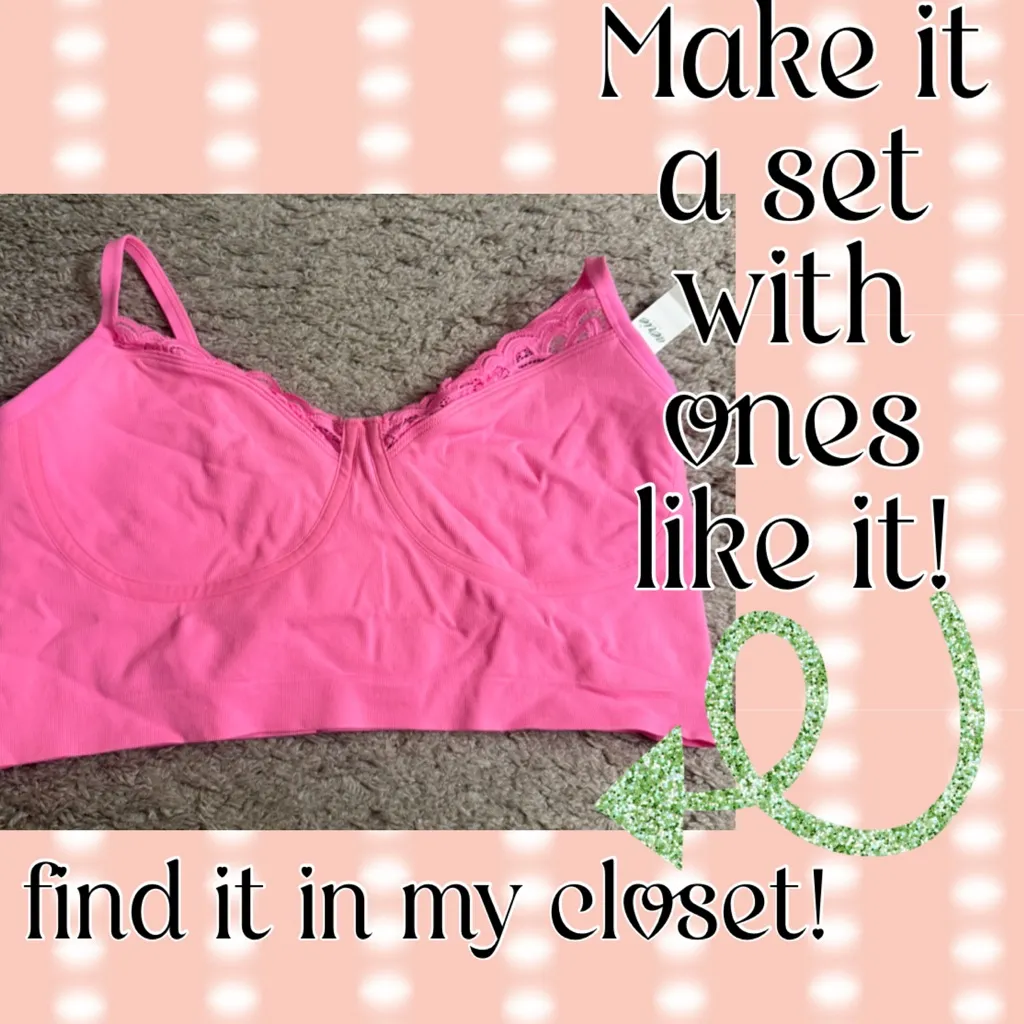 Aerie Tan Nude Superchill Seamless Lace Trim Corset Tank Top Bralette - size XL - Image 10