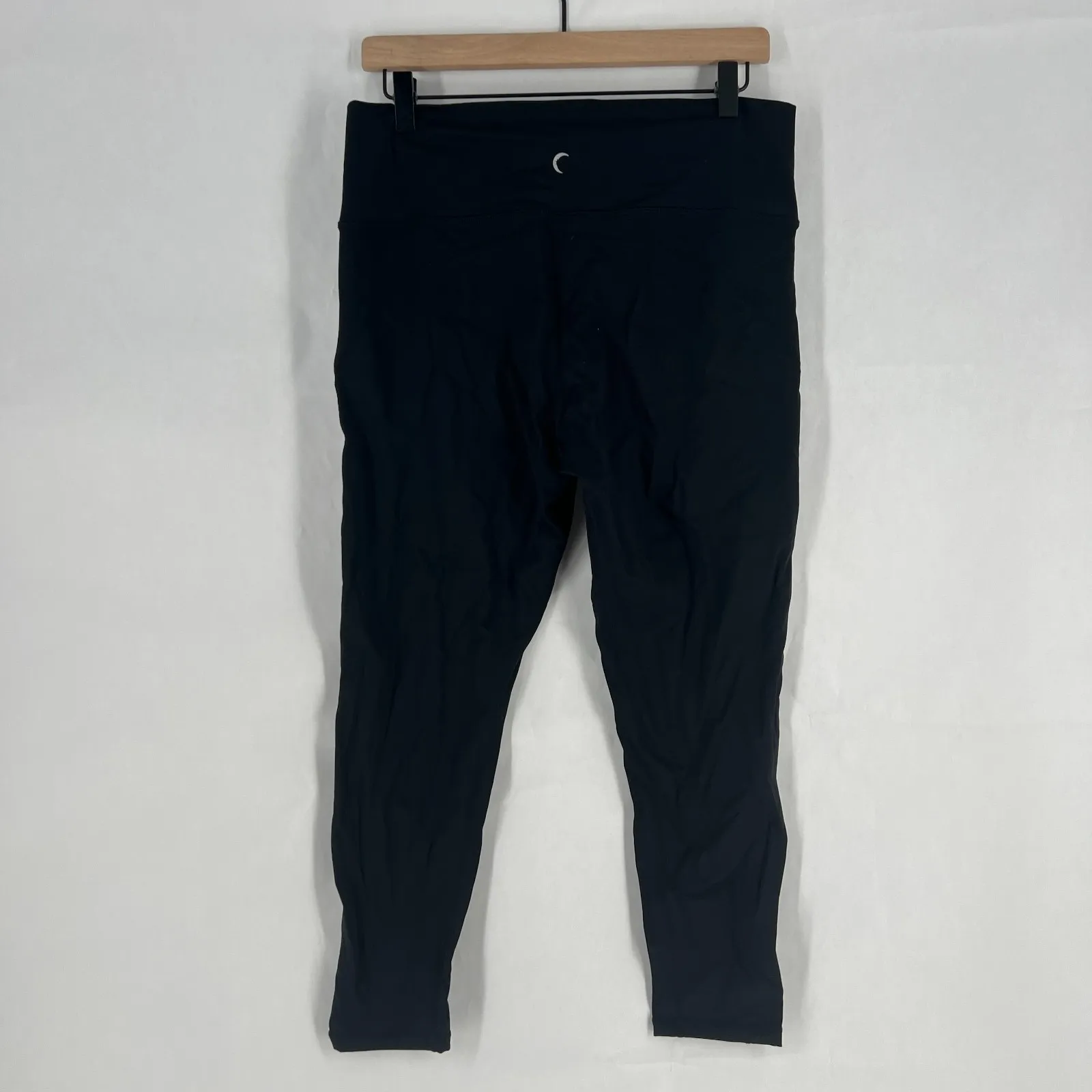 Zyia Active Leggings Womens 20 Black Stretch Mid Rise Tapered Leg Gym Workout Size undefined - Image 6