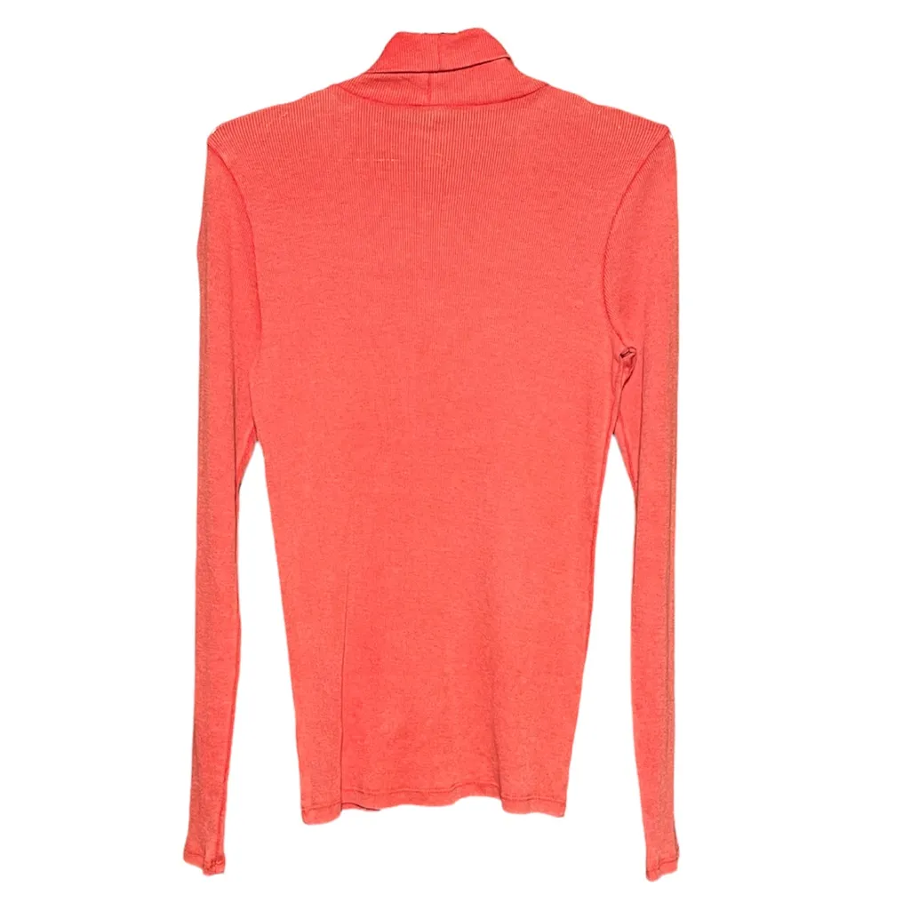 Aerie Woman's Real Soft Cowl Necked Lightweight Long Sleeved Shirt Size Medium - Image 5