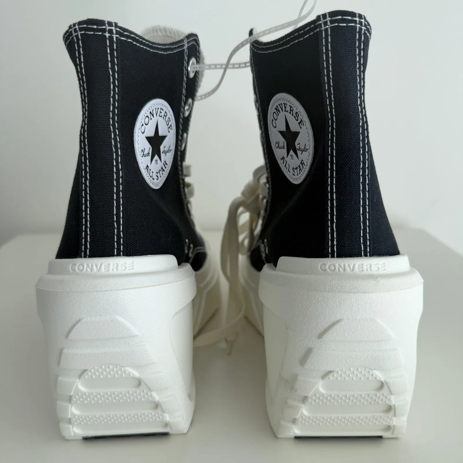 Converse Chuck 70 De Luxe Wedge Shoes Womens 8 Black Platform A06478C EU 39 - Image 4