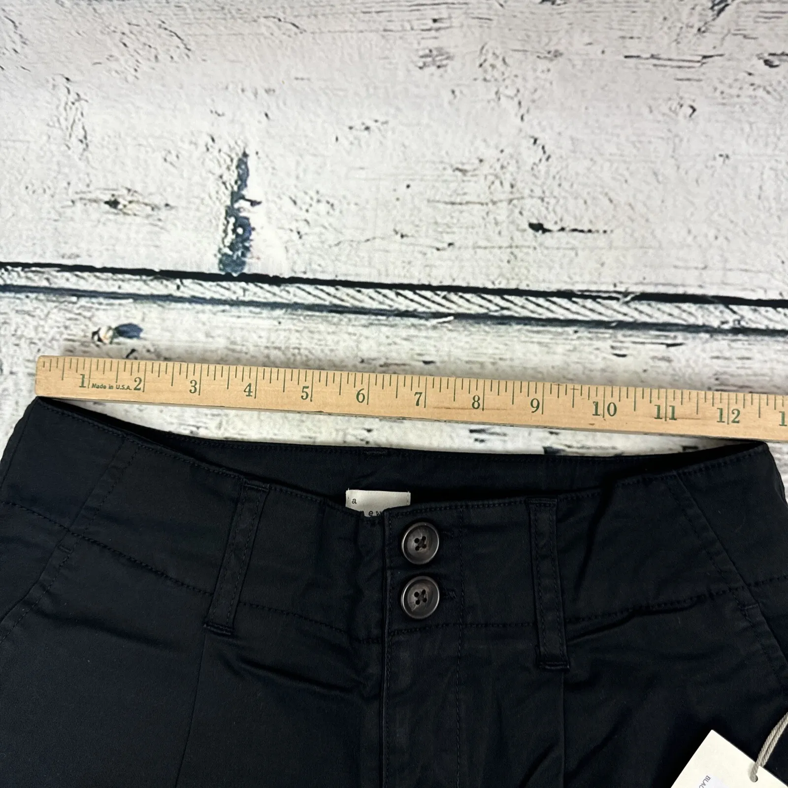 A New Day Pants 🆕 Women's Black Cuffed High-Rise Skinny Leg Pants [Size 2]‎ New - Image 5