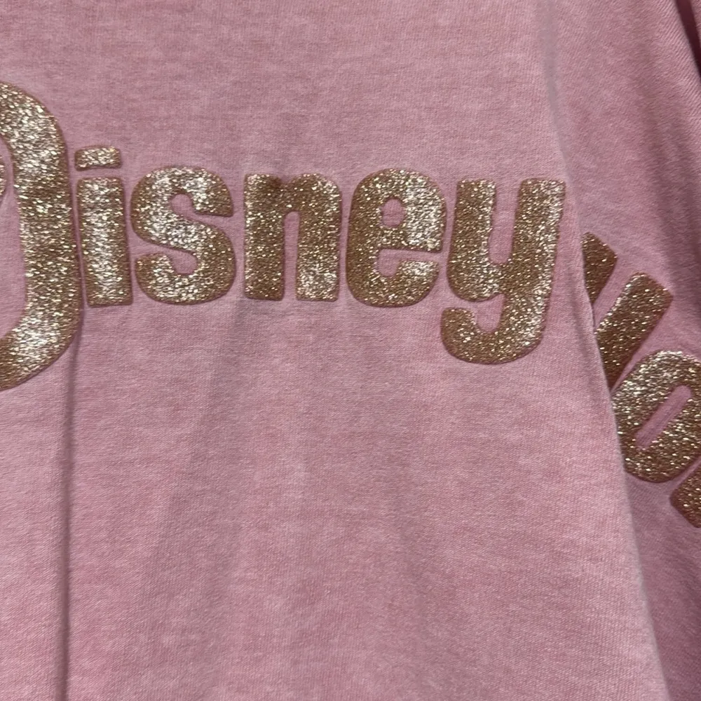 Disney World Limited Edition oversize fit Rose Gold Glitter Spirit jersey XXL - Image 3