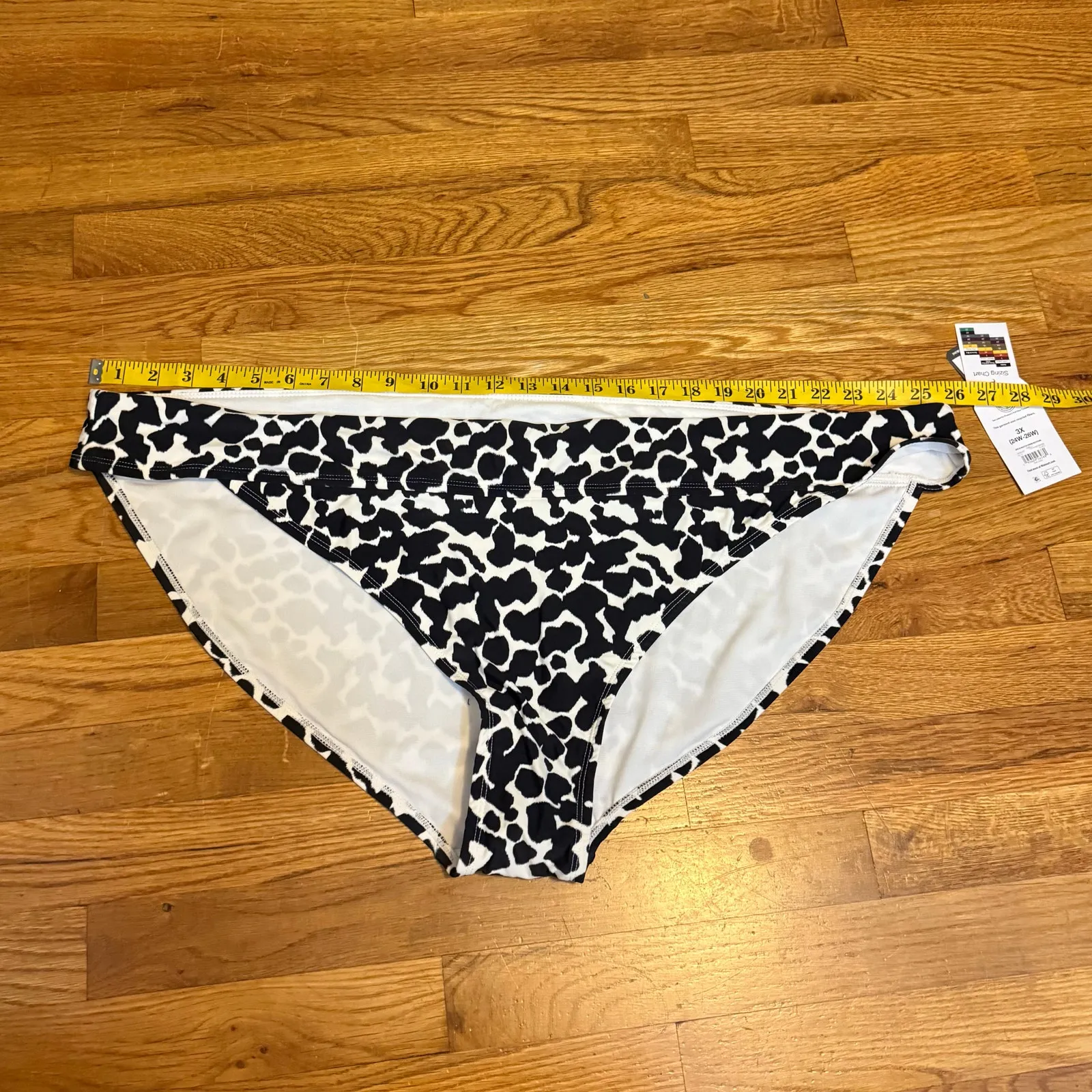 Time and Tru Womens 3X 24W 26W Plus Size Swim Suit Bottom Bikini Bundle New White - Image 13