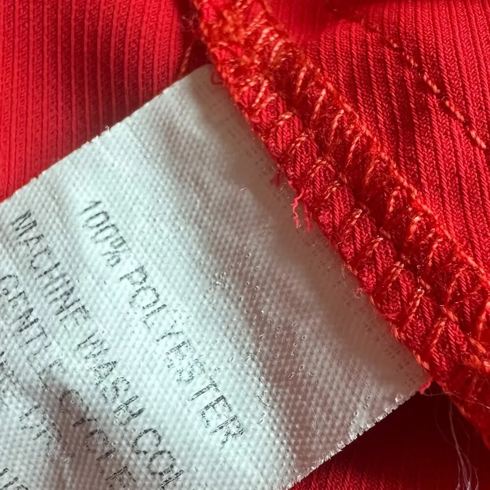 Amanda Uprichard Mitzi Mini Dress Bright Red Pockets Tank Top Size Small Women's - Image 16