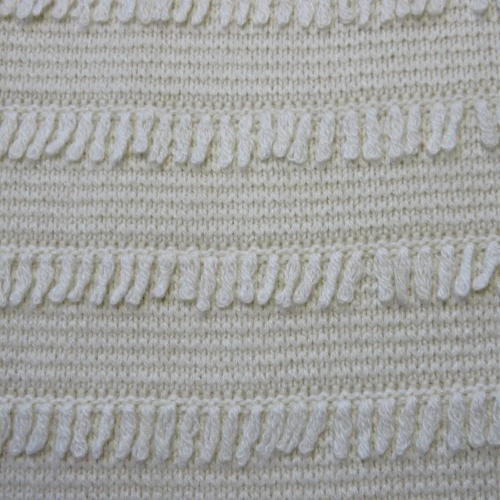 NWT J.Crew Juliette in Muslin Collarless Sweater-blazer with Fringe Stripe XS - Image 4