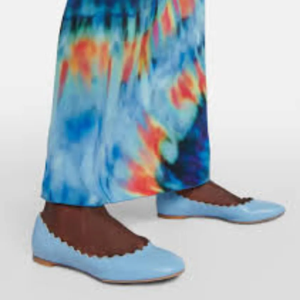 Chloe Lauren Leather Ballet Flats - Image 4