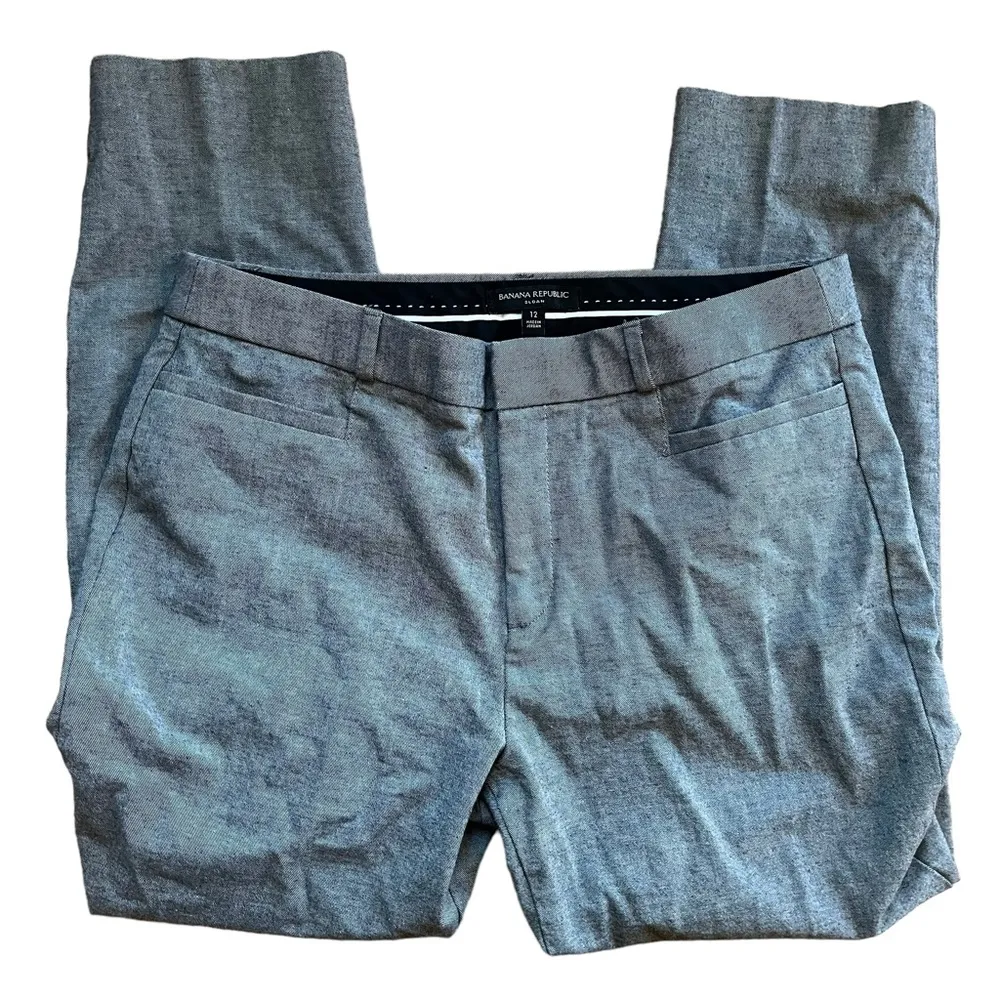 Banana Republic Sloan gray pants size 12 - Image 2