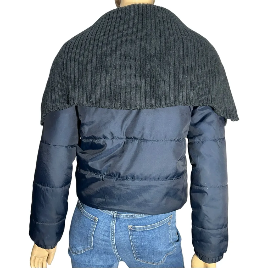 Anthropologie Daughters of the Liberation Women’s Size S Navy Blue Puffer Jacket - Image 5