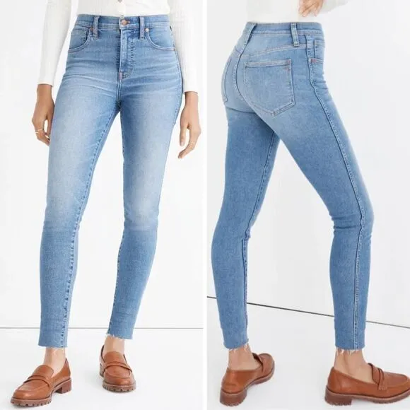 NEW Madewell 10" High-Rise Skinny Jeans in Ainsworth Wash,‎ size 26 - Image 2