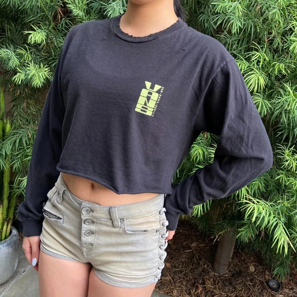 Vans Off The Wall Crop Top - Image 3