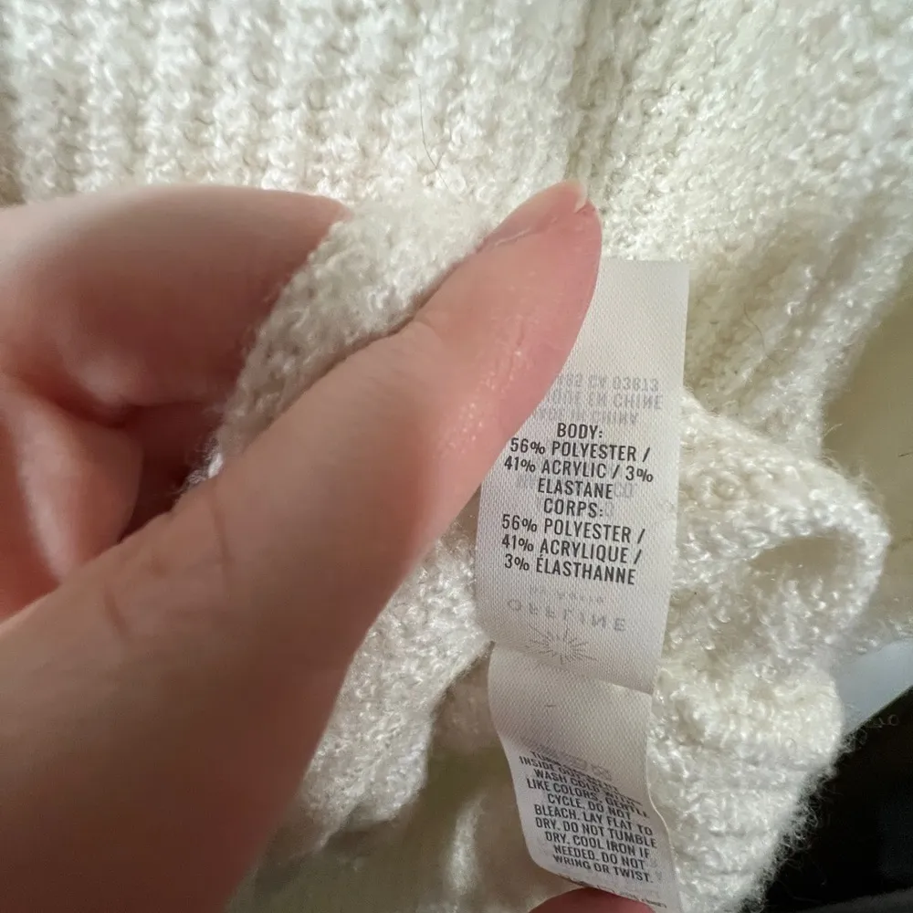 Aerie Offline Twist Sweater in Off White Size Medium - Image 8