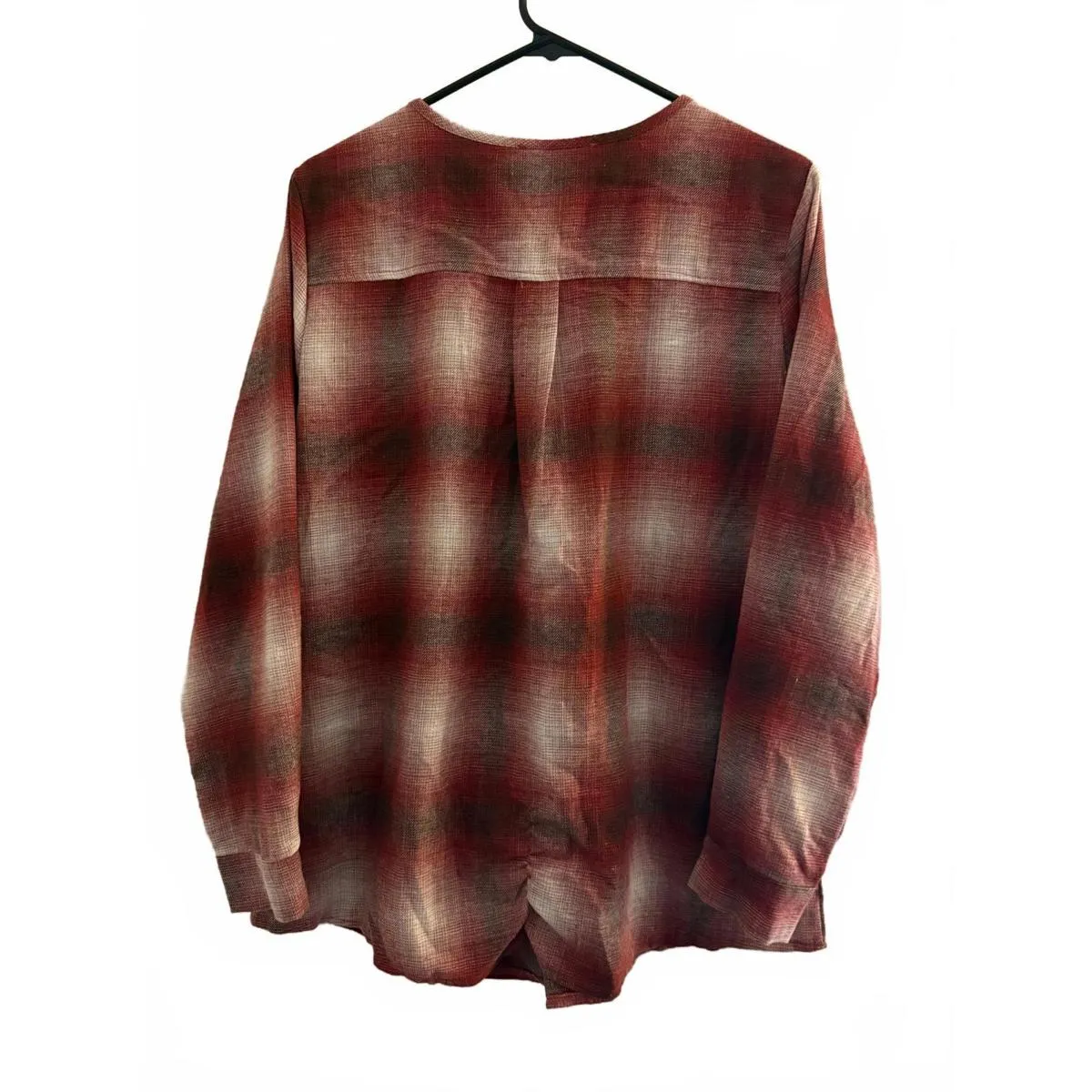 New Yidarton Women's Top Shirt Large Lace Up Tie Cotton Polyester Pink Red White - Image 2