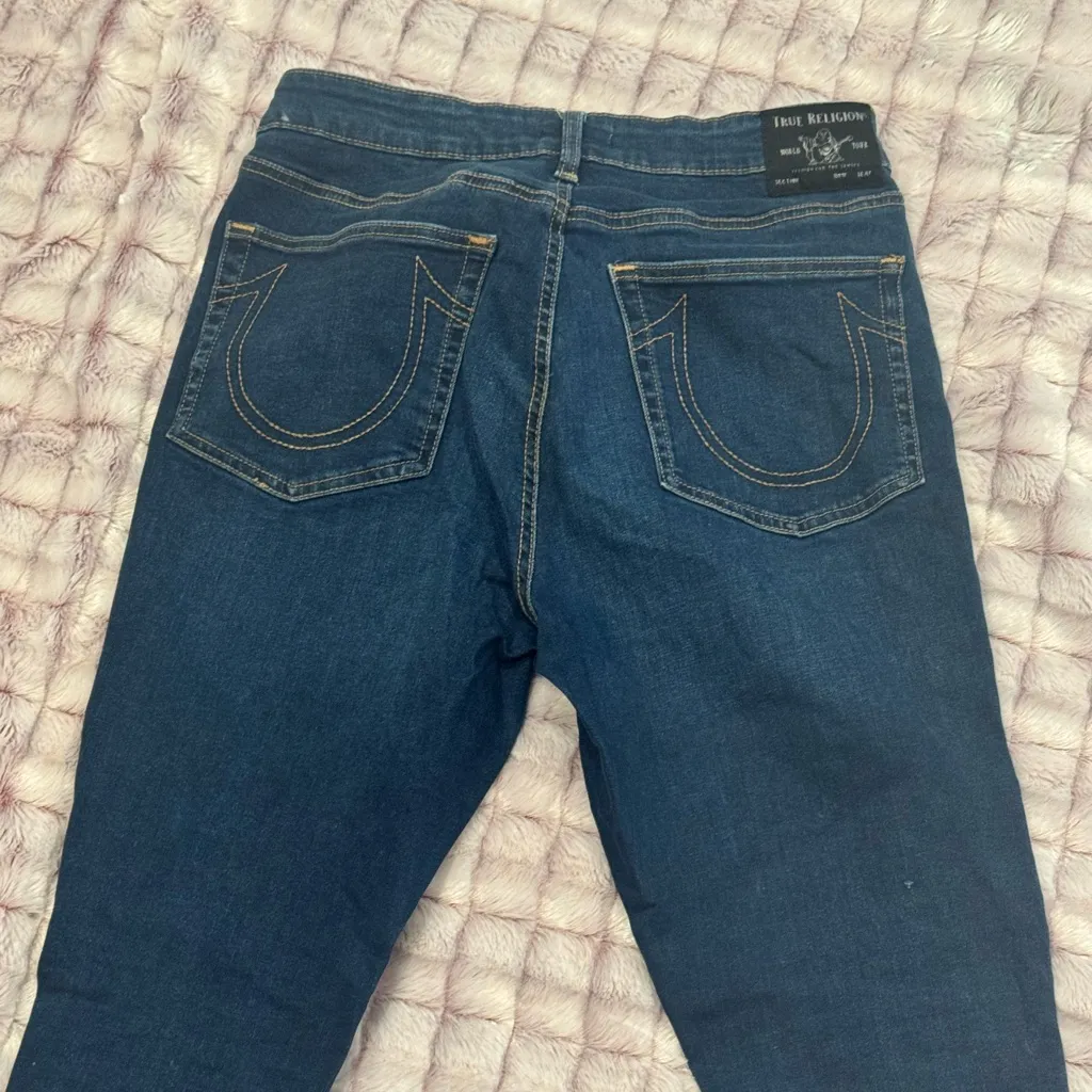 True Religion Jeans Womens  JenniCurvy Mid Rise Super Skinny Stretch Sz 30 - Image 4