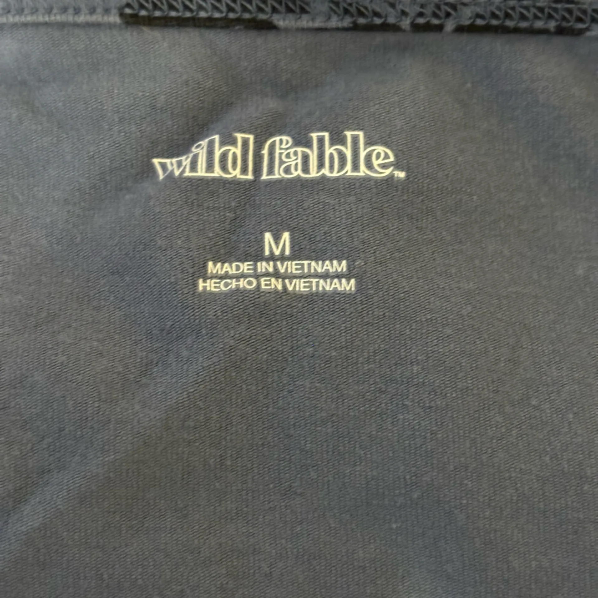 Wild Fable Navy Dress with Black Butterfly Pattern - Image 2