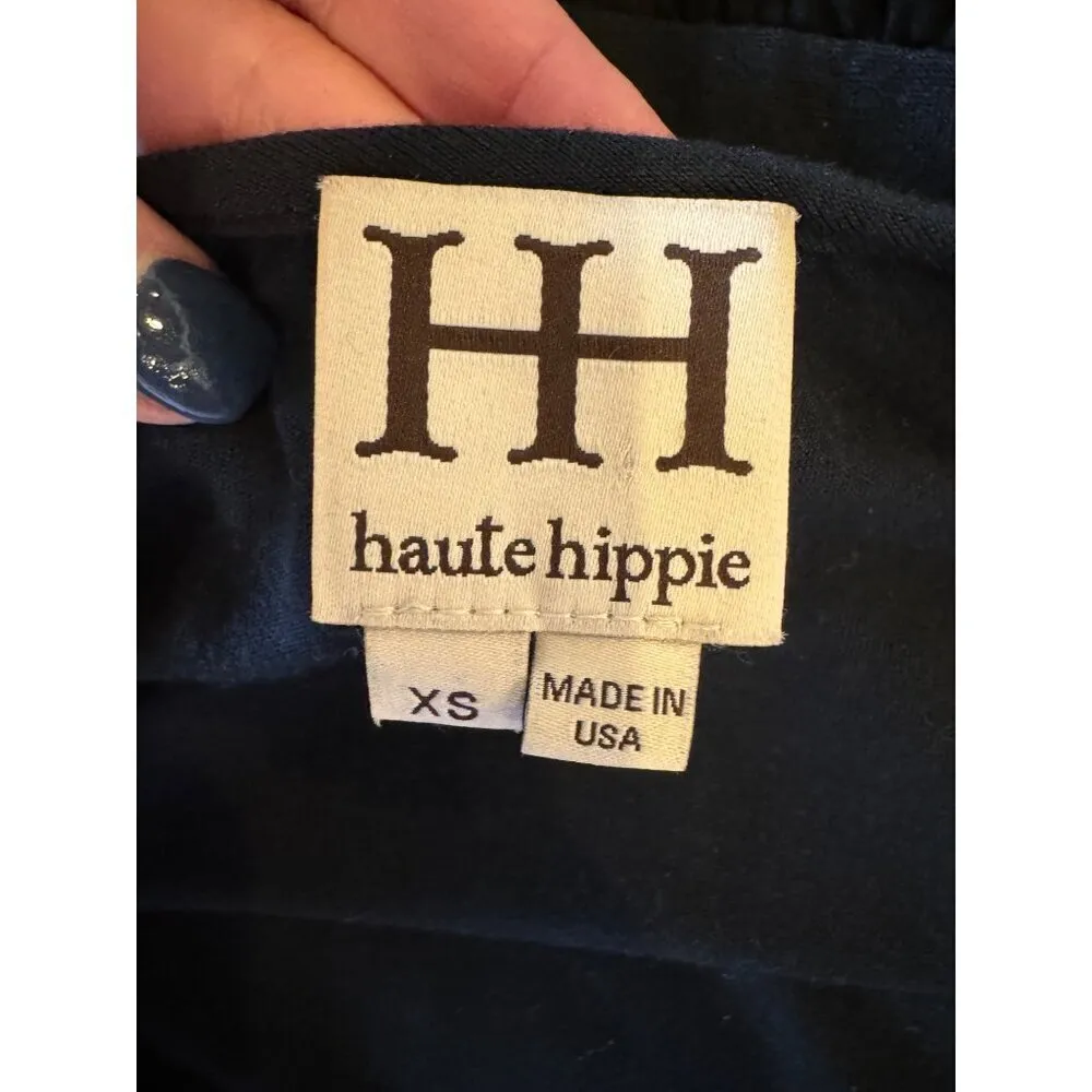 Haute Hippie Jumpsuit Women XS Modal Silk Shorts Wrap Skirt‎ Maxi Whimsigoth - Image 10