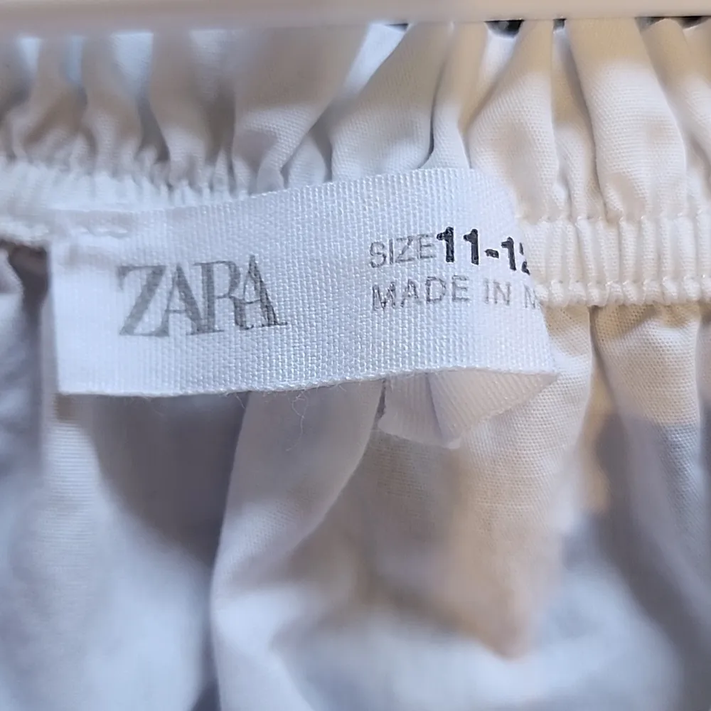 white Zara top for girls - Image 3