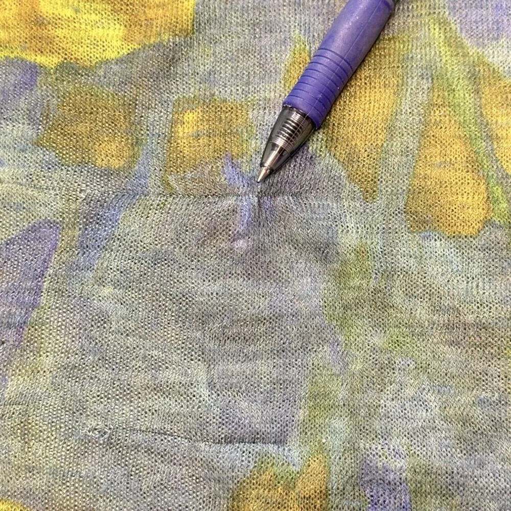 Soft Surroundings | M | Yellow Poppy Lightweight 3/4 Sleeve Scoop Neck Tunic - Image 9