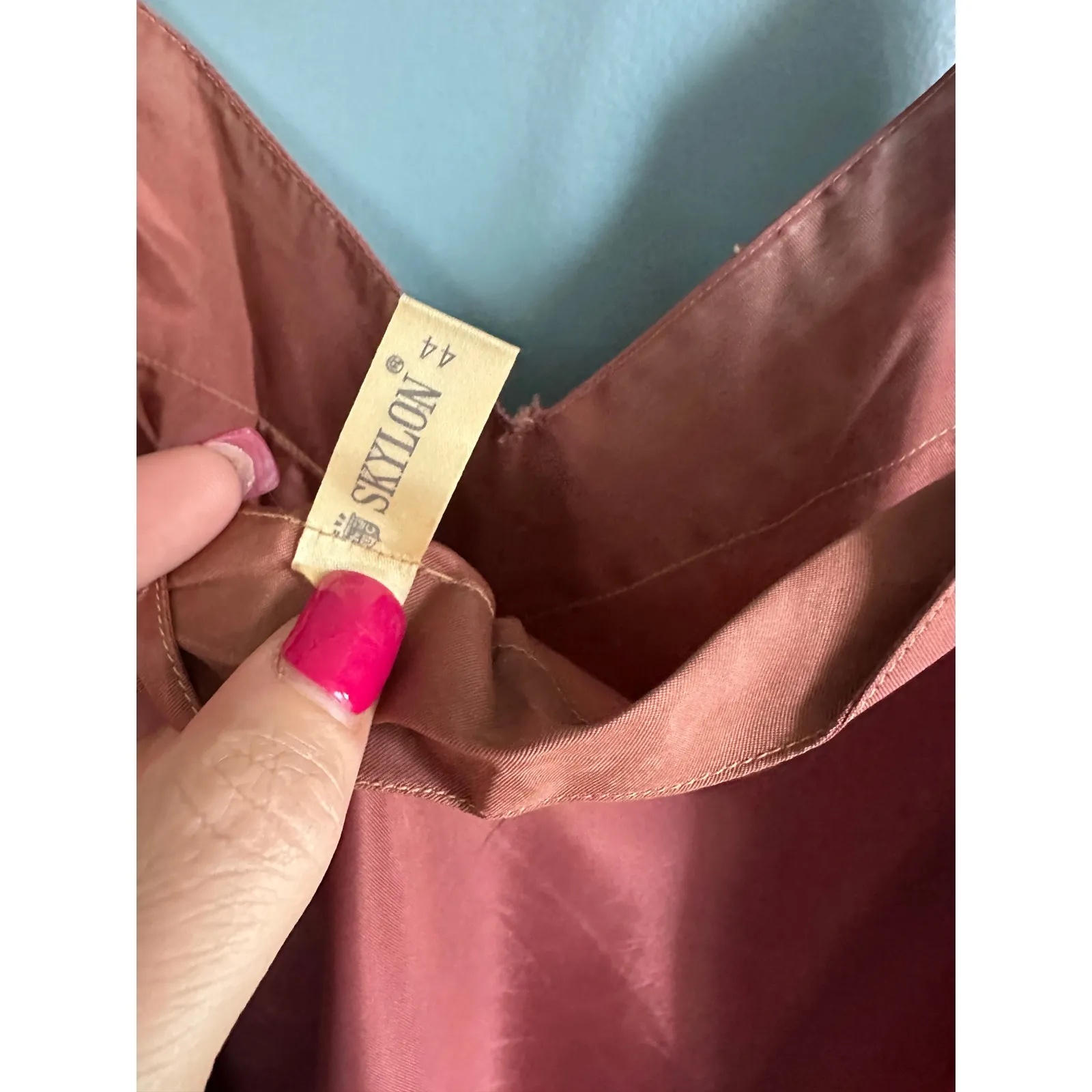 Vintage Skylon Rose Pink Women's Sleeveless Slip Dress Size undefined - Image 7