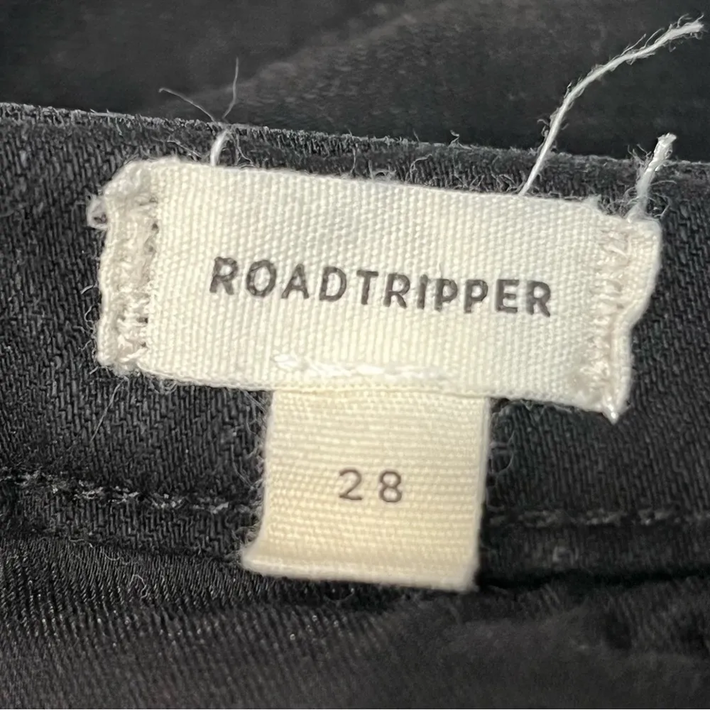 Madewell Bennett Black Denim Roadtripper Jeans Pants size 28 - Image 8