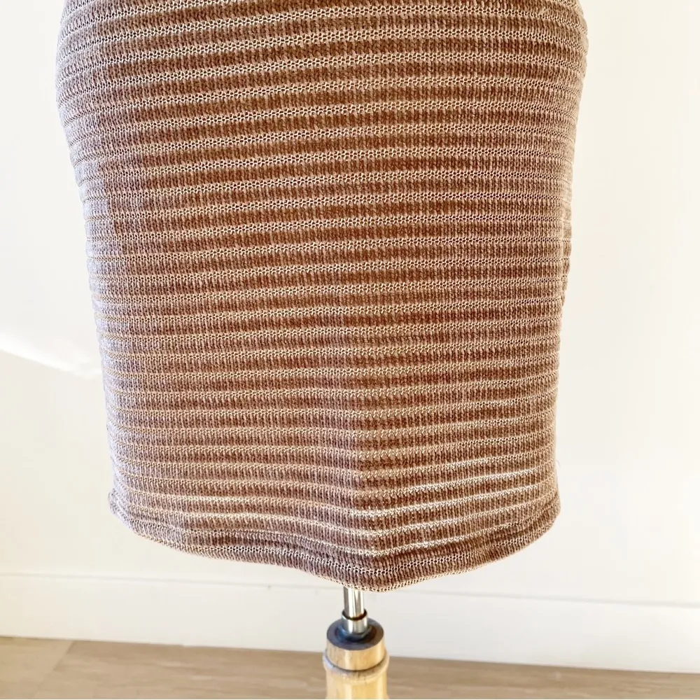 Privacy Please Adele Mini Dress Velvet Hazelnut | Small - Image 4