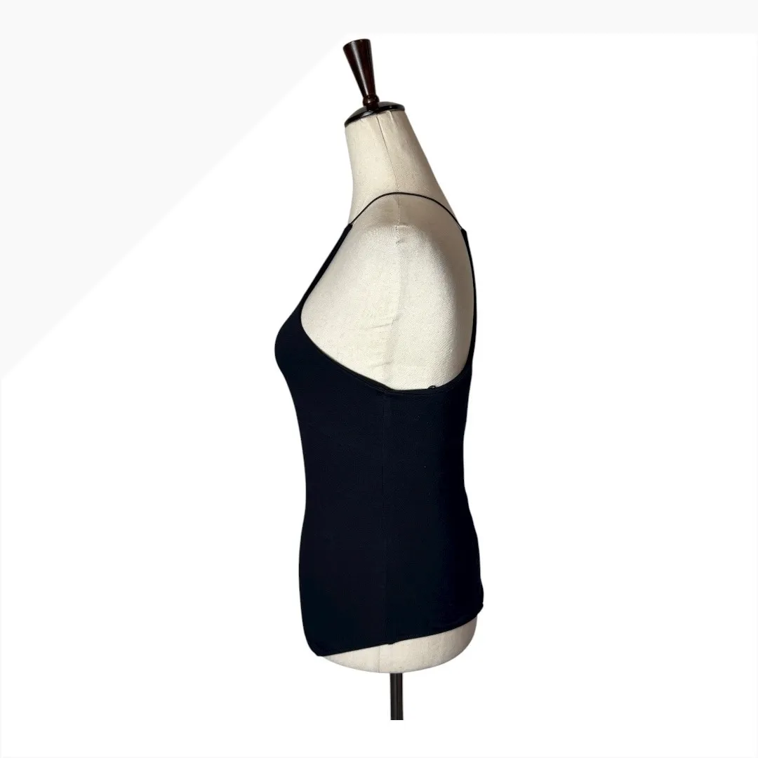 Alexander Wang Black Halter Neck Racerback Bodysuit Size Small Cotton Blend - Image 7