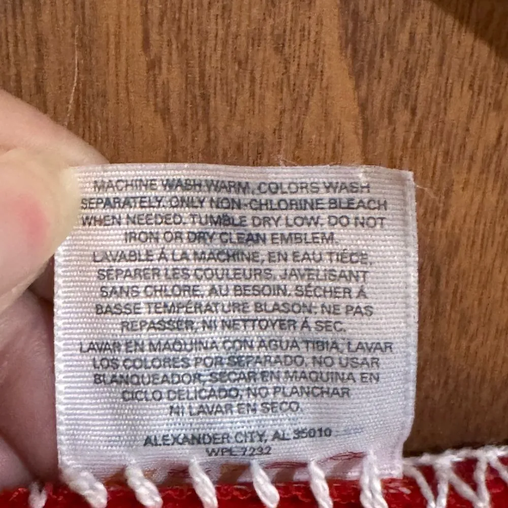 Red Cardigan Teacher Detail size 2x Red - Image 5