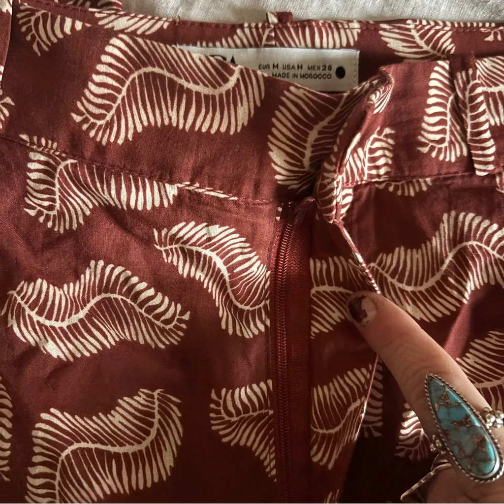 Zara Terracotta Jasmine Pant Size medium - Image 11