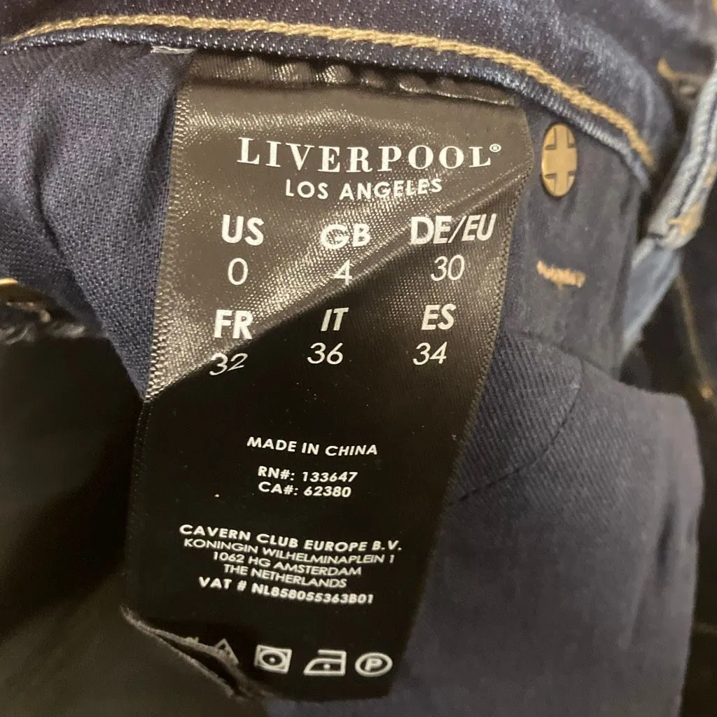 Liverpool medium wash cuffed Bermuda “the short” size 0/25 #751 - Image 5