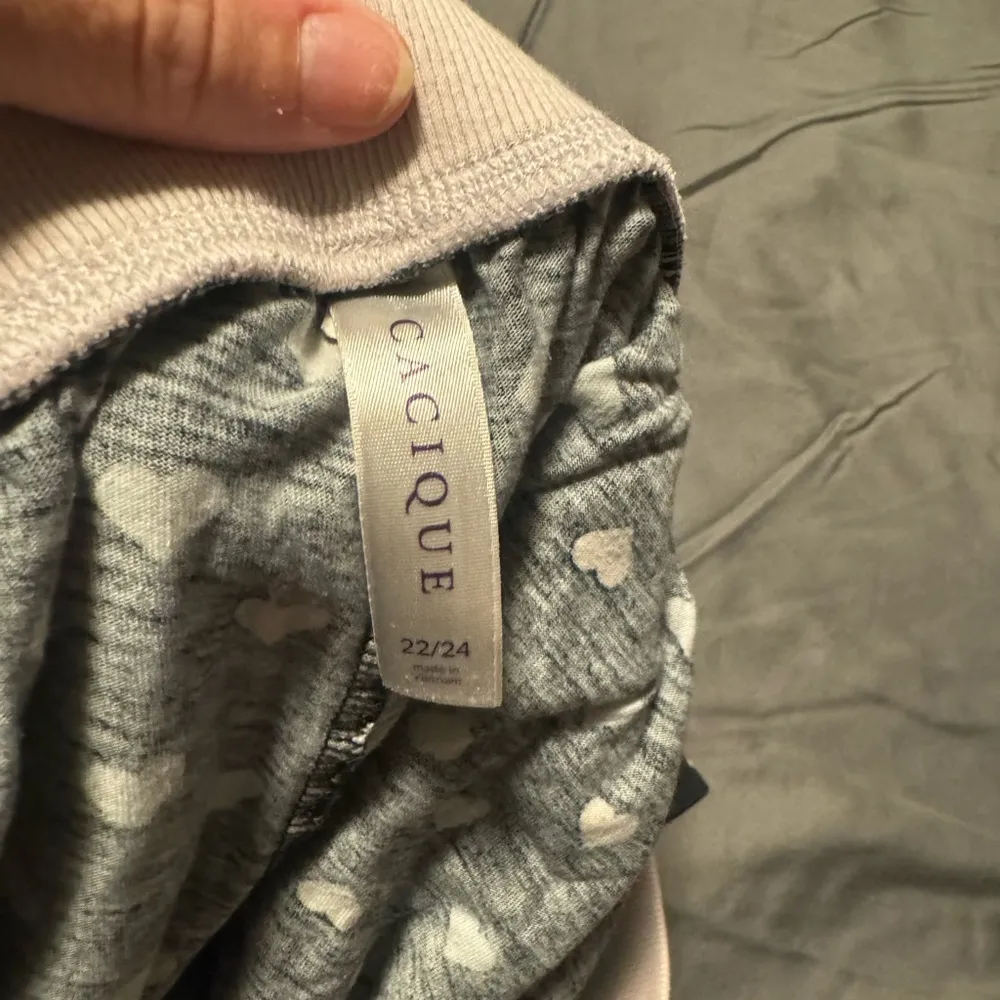 Cacique Black and White Polka Dot Pajama Pants - Image 3