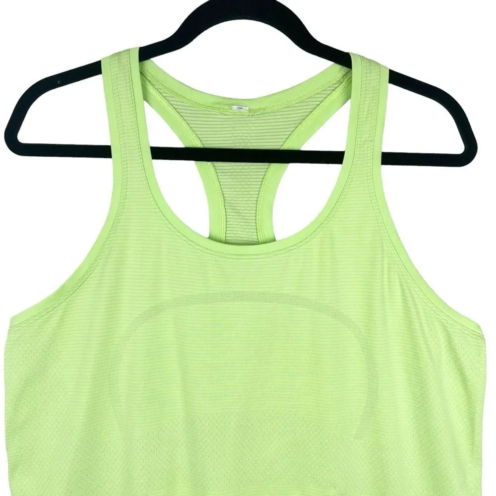 Swiftly Tech Racerback Tank 2.0 Sz 12 Green Neo Running Workout - Image 4