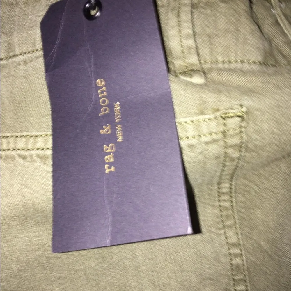 NWT Rag & Bone Olive High Waist Shorts - Image 6