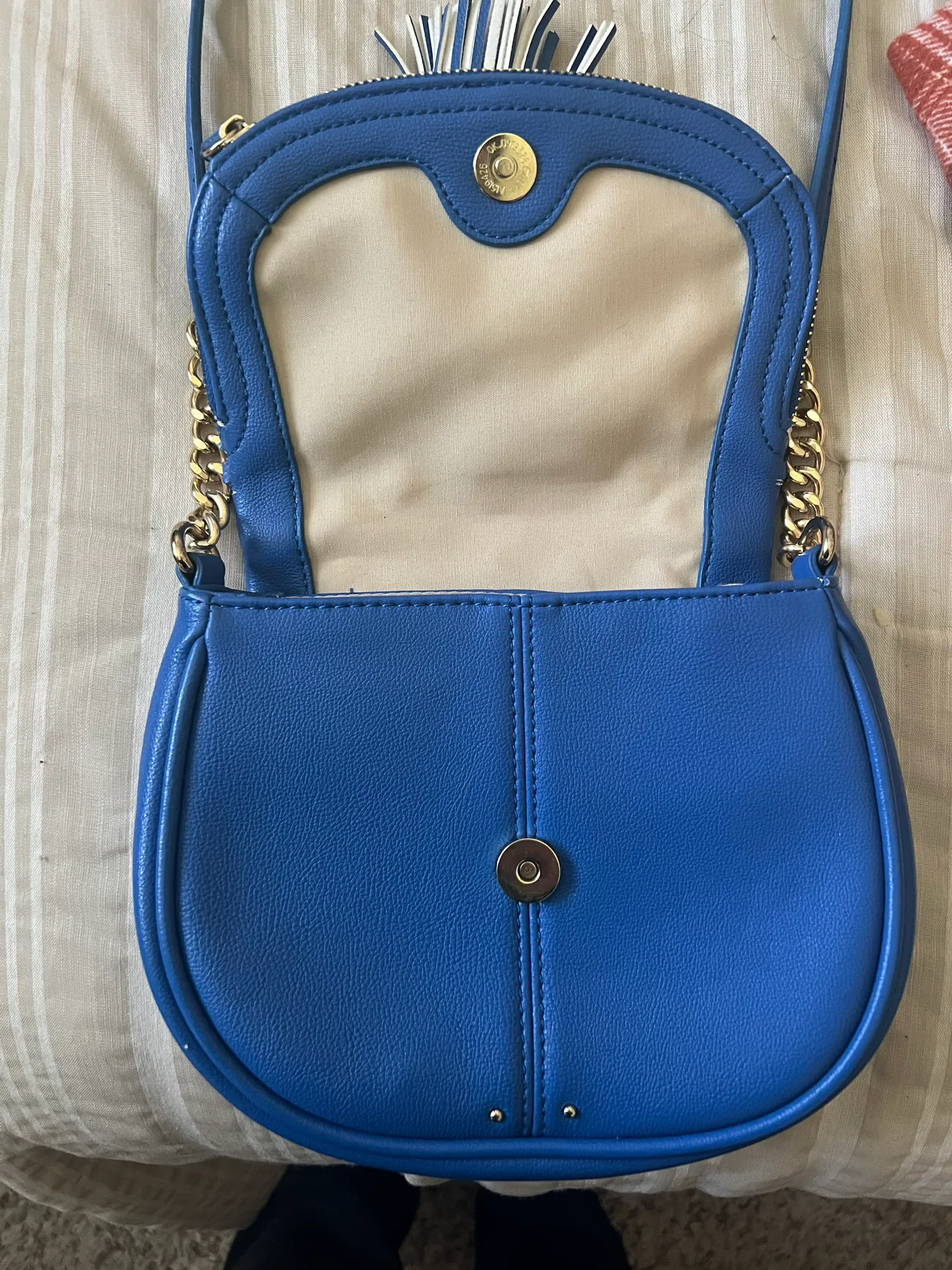 Blue Mid-Size Purse - Image 2