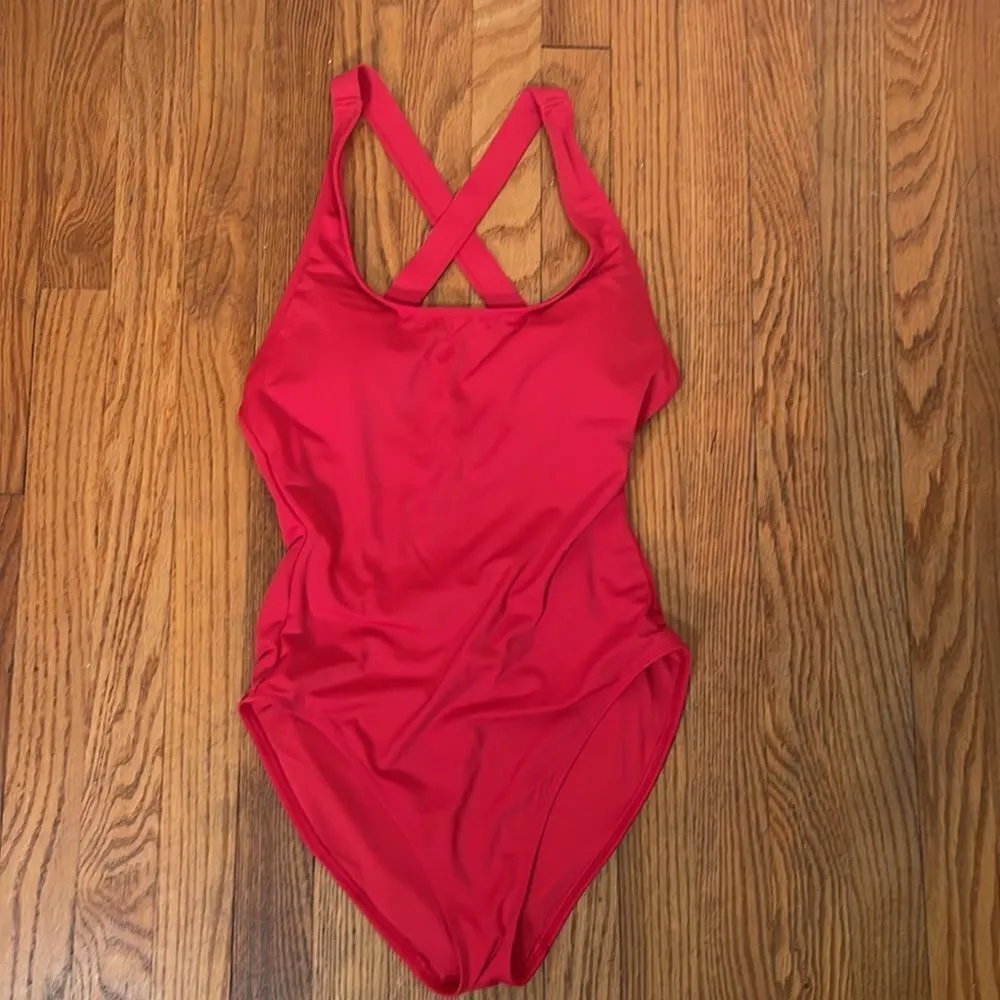Andie The‎ Tulum One Piece LT Swimsuit Cherry Red size XL Tall NWT - Image 3