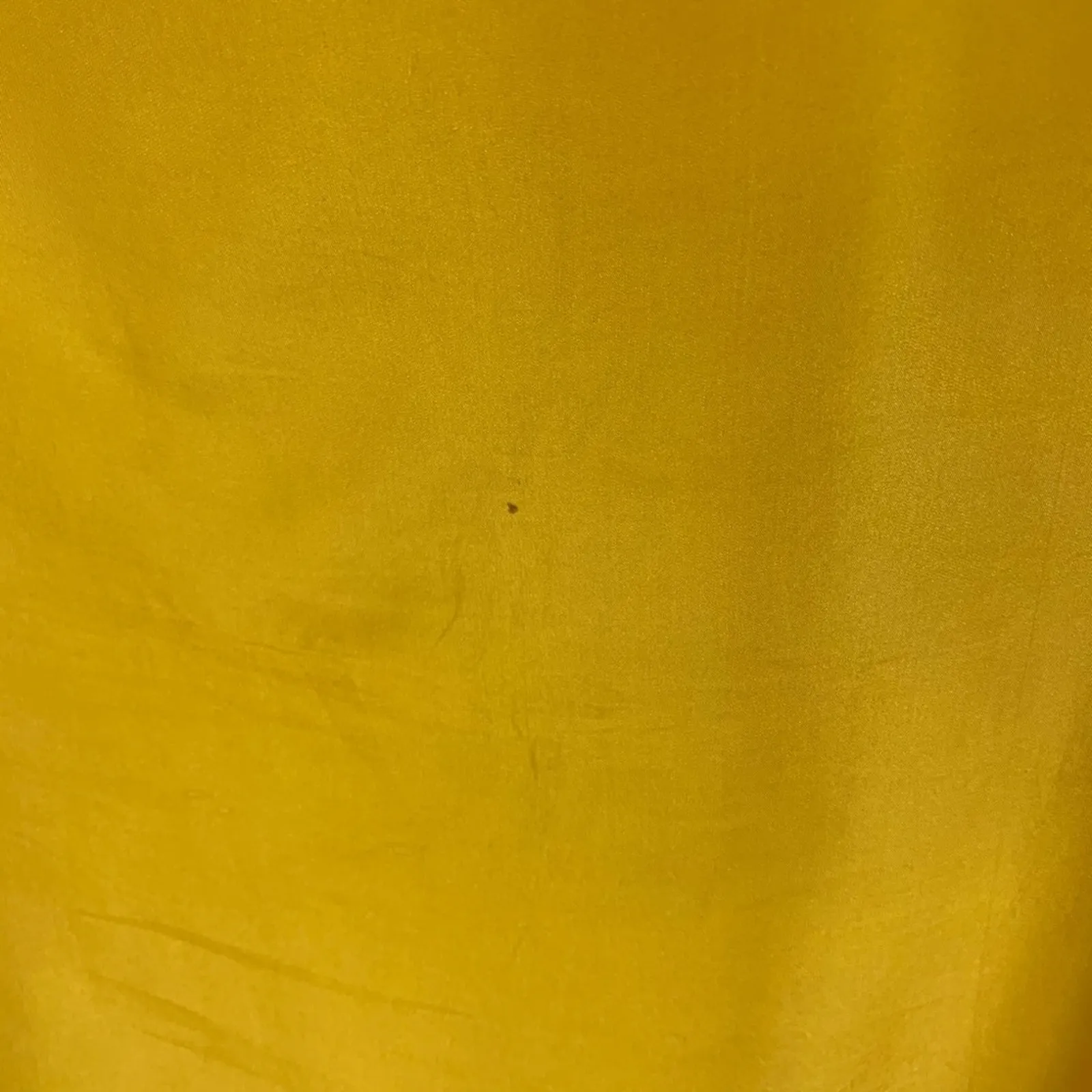 Golden Yellow Sleeveless Silk Blouse Medium Gold - Image 10