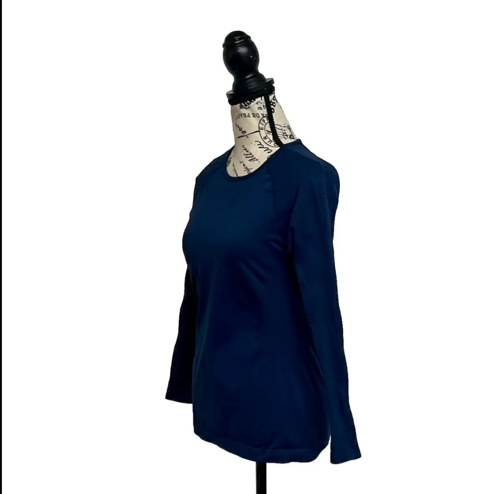 MPG Sport Activewear Top Shirt Yoga Workout Athletic Sz S 4 6 Training Blue Gym - Image 2